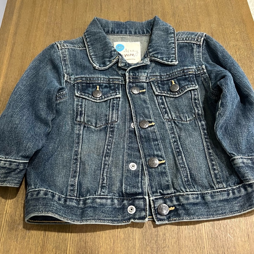 Old Navy Classic Blue Jean Jacket for Kids